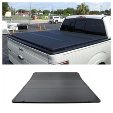 Hard 3-Fold Tonneau Cover For 2019-2026 Silverado Sierra 1500 5.8FT Truck Bed picture