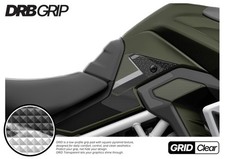 DRB Grip For Triumph Tiger 900 (2024~) Tank Grips (GRID/Clear) picture