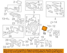 GM OEM-Hvac Heater Core 22961456 picture