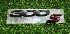 1pc Custom 300-S Trunk Emblem Nameplate 3D Badge for New 2020-2023 Red Black picture