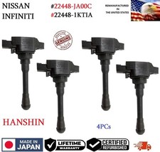 GENUINE 4x Ignition Coils For 07-18 NissanAltimma 2.5L 07-19 Sentra #22448-1KT1A picture