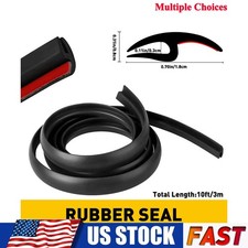Car Roof Windshield Rubber Seal Strip Trim Edge Molding Protector Guard H-Shape picture