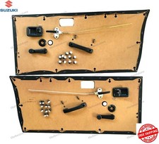 OEM SUZUKI SAMURAI SJ410 SJ413 SIERRA GYPSY INSIDE COMPLETE DOOR PANEL KIT picture