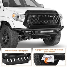 Lightweight Armor:Baja Tubular Front Bumper for 2014-2021 Toyota Tundra – 73 lbs picture