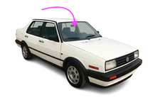 Fits: 1986-1992 Volkswagen Jetta 2 & 4 Door Sedan Front Windshield Glass picture