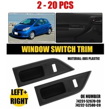 2-20X Window Mirror Switch Panel Cover for Toyota Yaris Hatchback 2drs 2012-2015 picture
