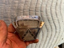 Vintage 1952 53 54 Ford Hood Emblem Chrome Retainer Bezel BF-7042522a  picture