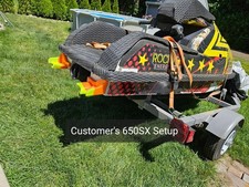 Kawasaki 650 SX Hull Extensions (OPTIONAL COLOR BLACK OR WHITE) picture