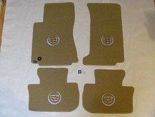 NEW Lloyd 4 Piece Floor Mats Set 2003 - 2007 Cadillac CTS  logo on 4 tan mats  picture