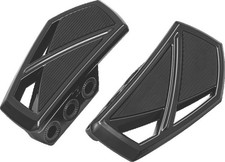 Kuryakyn 5773 Phantom Mini Boards Black Pass-Through Foot Pegs picture