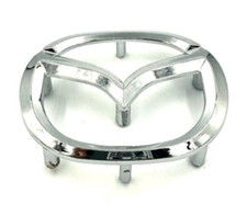 Steering Wheel Emblem 7 Pin Chrome 57MM for MAZDA 2 3 6 CX5 CX30 CX50 CX90 picture