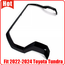 3PCS Glossy Black Front Grille Trim Molding Set For Toyota Tundra 2022 2023 2024 picture