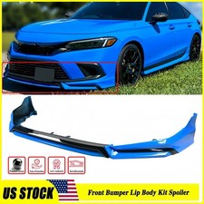 For Honda Civic Sedan Hatch 2022-2024 Yofer V3 Boost Blue Pearl Front Bumper Lip picture