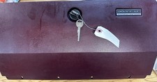 1981-1993 Dodge Truck & Ramcharger Cummins Locking Glovebox Door w Keys Oxblood picture
