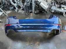 11-13 BMW 550i F10 REAR BUMPER COVER Blue A76 OEM picture