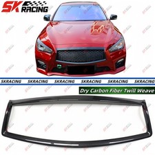 Dry Forged/Dry Carbon Fits INFINITI Q50 2014-17 18-24 Front Bumper Grilles Frame picture
