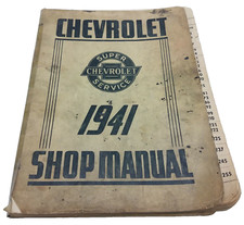 Vintage OEM 1941 Chevrolet Super Service Shop Manual  picture