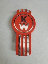 Vintage Kenworth #170-26 Semi Truck Hood Grill Emblem Genuine picture