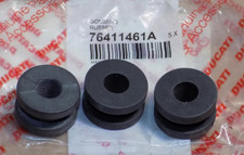QTY 3 | Ducati Panigale Multistrada Scrambler Rubber Grommet Block 76411461A picture