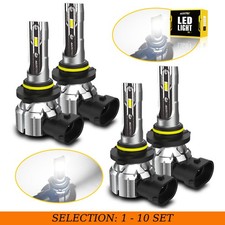 4-40x AUXITO 9005 9006 LED Fog Headlight Bulbs High Low Beam 6500K White Replace picture