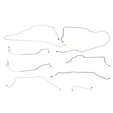 1981-91 Chevrolet GMC Suburban 1/2 Ton 2wd Complete Brake Line Kit Power Disc OE picture