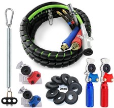 TORQUE 12ft Semi Air Hose for Trucks with Gladhands and Glad Hand Seals Air Way picture