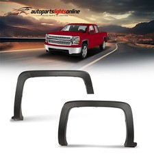 4Pc Factory Style Fender Flares Fit For 2014-2019 Chevy Silverado 1500 2500 3500 picture