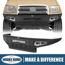 Hooke Road Off-Road Front Bumper For 2000-2006 Toyota Tundra w/Skid Plate+Lights picture