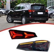 Dynamic Smoked LED Tail Lights Rear Lamps LH+RH Side For Chevy Equinox 2017-2020 picture
