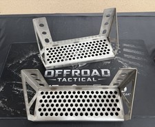 2X Humvee GMV airlift bumper steps LH And RH Universal Foot StepsStainless HMMWV picture