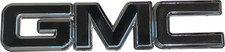 GMC BLACK-SILVER Front Grille Emblem for 1999-2007 GMC Sierra 1500 2500 picture