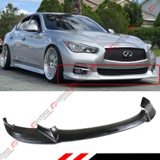 FOR 2014-17 INFINITI Q50 BASE PREMIUM JDM NIS STYLE FRONT BUMPER LIP-UNPAINTED  picture