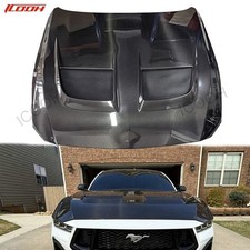 Carbon Fiber Hood for 2024-27 Mustang Ford GTD Style Vented Bonnet US Stock picture