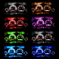 10Pcs Blue T5 74 37 SMD Car LED Dashboard Instrument Interior Light Accessories picture