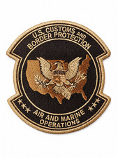 U.S. Customs and Border Protection Air & Marine Operations Patch size 4-3/8