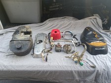 Suzuki FA50 FA 50 Parts Lot seat wiring harness sidecover brake plus picture