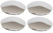 NEW Set of 4 CHROME Baby Moon Rally Wheel Rim Center Caps 8