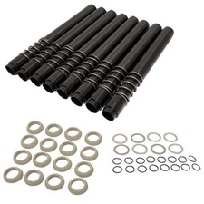 JayCee Vw Bug Pushrod Tubes, Leak Proof. Black Anodized Finish. Set Of 8 picture