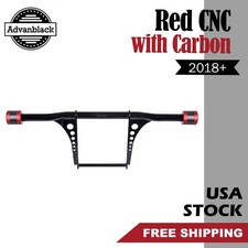 Red w/ Carbon ProTek Front Performance Crash Bar Fits Harley Low Rider ST M8 picture