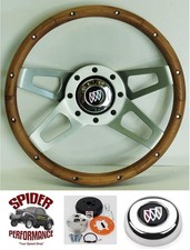 1969-1989 Buick wood steering wheel 13 1/2