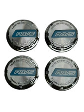 Rays Gram Lights Chrome Snap In Wheel Center Cap 4 Pack QC910-1 picture