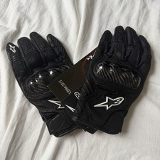 Alpinestars SMX-1 Air V2 Gloves – Size Medium – Black – New With Tags (NWT) picture
