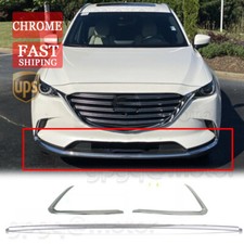 For Mazda CX-9 2016-23 Front Bumper Lower Trim Molding Chrome Left Right Center picture