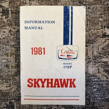  1981 Cessna 172P Skyhawk Information Manual  picture
