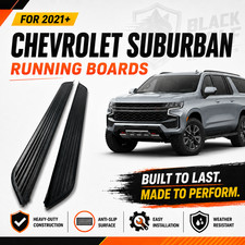 Fits for 2021-2026 Chevy Suburban Running Boards Nerf Bars Side Steps All Alu picture