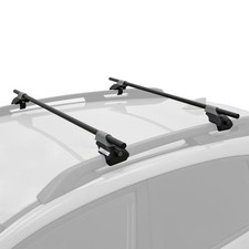 Elevate Outdoor Locking Round Steel Rooftop Cross Bars picture