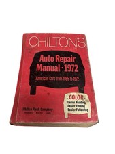 Chiltons 1972 Auto Repair Manual American Cars 1965 To 1972  #5646 Vintage Auto picture