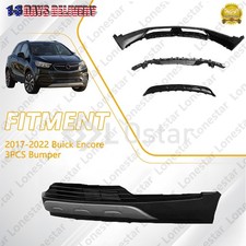 New 3 PCS Front Lower Bumper Set Fits 2017-2022 Buick Encore 4-Door picture
