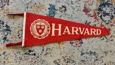 Vintage Harvard University Pennant picture