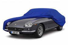 Platin Carparts Indoor Stretch Vehicle Cover for Ferrari 330 GT Blue picture